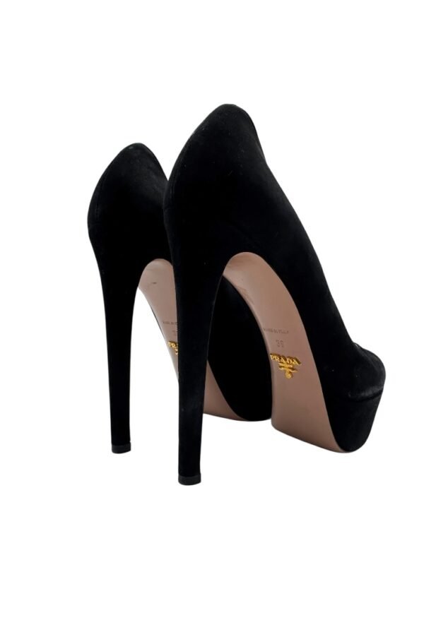 PRADA - SUEDE PLATFORM HEELS - Image 4